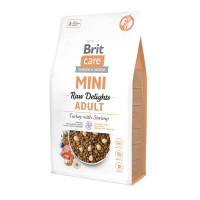 Корм сухой Brit Care Mini Raw Delights Turkey with Shrimp д/собак мелких пород індичка з креветкою 2 кг