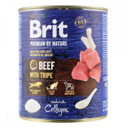Корм вологий Brit Premium by Nature k консерви для собак з яловичиною і тельбухами - фото 2