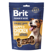 Лакомства Brit Premium Semi-moist Snacks Chicken with Raspberry напіввологі для cобак с курицей і малиною 180 г - фото 1