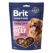 Ласощі Brit Premium Semi-moist Snacks Beef with Apples напіввологі для cобак з яловичиною і яблуками 180 г - фото 1