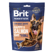 Ласощі Brit Premium Semi-moist Snacks Salmon with Dill напіввологі для cобак з лососем і кропом 180 г - фото 1