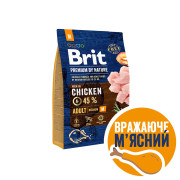 Корм сухий Brit Premium Dog Adult M для дорослих собак середніх порід вагою 10-25 кг з куркою - фото 2
