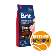 Корм сухий Brit Premium Dog Adult L для дорослих собак великих порід вагою 25-45 кг з куркою - фото 3
