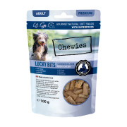 Натуральні ласощі з для собак мʼяса Курки та Окуня Chewies Lucky Bits для дорослих собак 100 г - фото 1