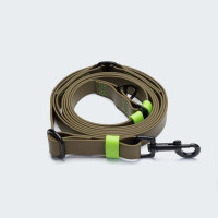 Біотановий повідець вільні руки для собак Cloud7 Hands-Free-Leash Ipanema, оливковий