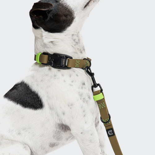 Біотановий повідець вільні руки для собак Cloud7 Hands-Free-Leash Ipanema, оливковий - фото 2
