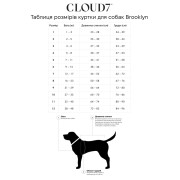 Утеплена куртка для собак Cloud7 Brooklyn, зелена з помаранчевим - фото 6