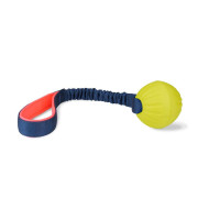 Игрушка-мяч для перетягивания Coachi Tuggi Ball синий с зеленым и оранжевым для собак COACHI - фото 2