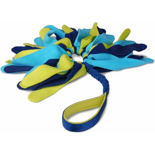 Іграшка для перетяжок Tuggi Spider синій із зеленим та блакитним для собак COACHI