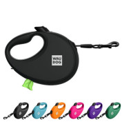 Повідець-рулетка WAUDOG R-leash з контейнером, чорний - фото 3