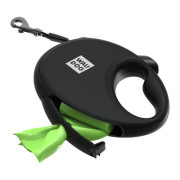 Повідець-рулетка WAUDOG R-leash з контейнером, чорний - фото 7