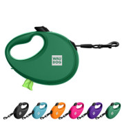 Поводок-рулетка WAUDOG R-leash с контейнером, зелёный - фото 3