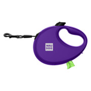 Повідець-рулетка WAUDOG R-leash з контейнером, фіолетовий - фото 4