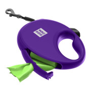 Повідець-рулетка WAUDOG R-leash з контейнером, фіолетовий - фото 7
