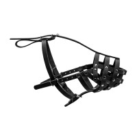 Намордник для собак CoLLaR, чорний, натуральна шкіра