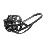 Намордник м'який для собак CoLLaR, чорний, натуральна шкіра - фото 10