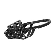 Намордник м'який для собак CoLLaR, чорний, натуральна шкіра - фото 6