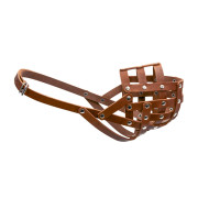 Намордник для собак CoLLaR, коричневий, натуральна шкіра - фото 10