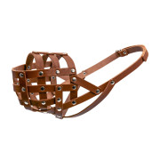 Намордник для собак CoLLaR, коричневий, натуральна шкіра - фото 11
