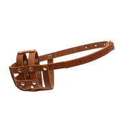 Намордник для собак CoLLaR, коричневий, натуральна шкіра - фото 3