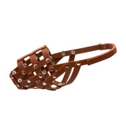 Намордник для собак CoLLaR, коричневий, натуральна шкіра - фото 6