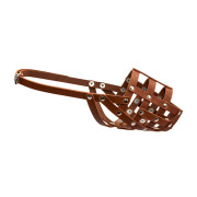 Намордник для собак CoLLaR, коричневий, натуральна шкіра - фото 7