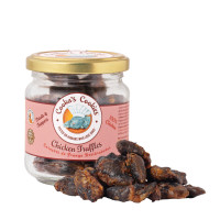 Натуральні сушені ласощі для собак Cooka's Cookies Курячі сердечки 70 г