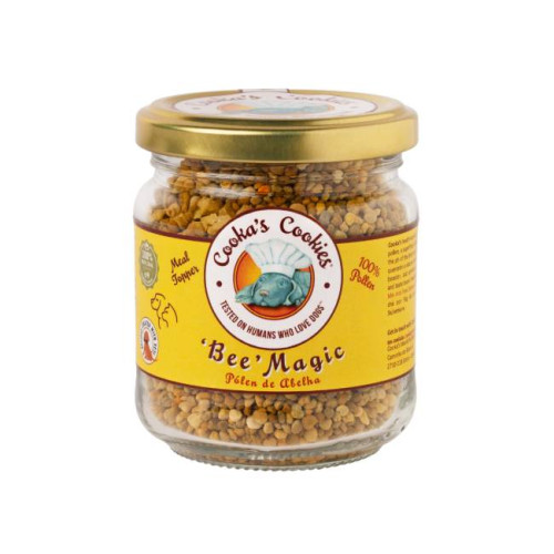 Натуральный топпер (витаминная и вкусовая добавка) для собак Cooka's Cookies Bee Magic Пчелиная пыльца 30 г