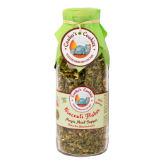 Натуральный топпер (витаминная и вкусовая добавка) для собак Cooka's Cookies Сушеные хлопья из брокколи 160 г