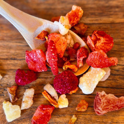 Натуральный топпер (витаминная и вкусовая добавка) для собак Cooka's Cookies Sunshine Salad 100% Фрукты 130 г