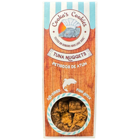 Натуральні сушені ласощі для собак Cooka's Cookies 100% Тунець 70 г