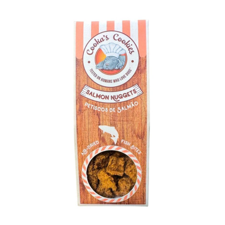 Натуральні сушені ласощі для собак Cooka's Cookies 100% Лосось 70 г