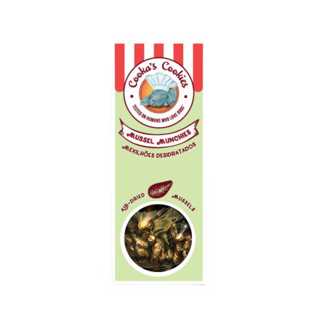 Натуральні ласощі для собак Cooka's Cookies 100% Мідії 70 г