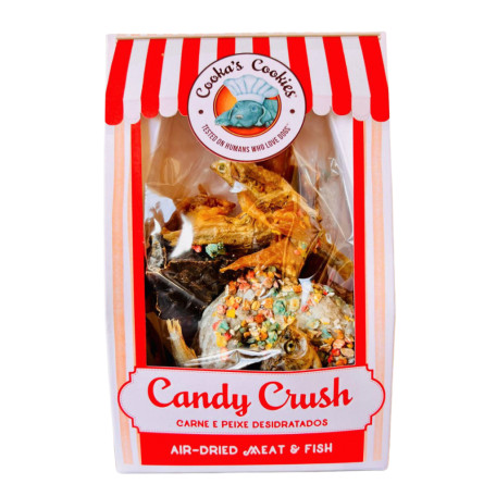Святковий набір натуральних ласощів для собак Cooka's Cookies Candy Crush 190 г