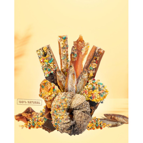 Праздничный набор натуральных лакомств для собак Cooka's Cookies Candy Crush 190 г