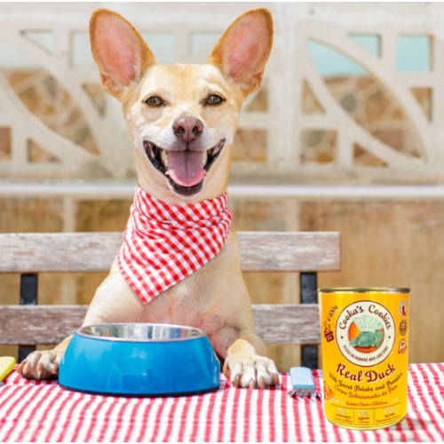 Натуральний вологий корм для собак Cooka's Cookies 91% Качка з гарбузом та бататом 400 г