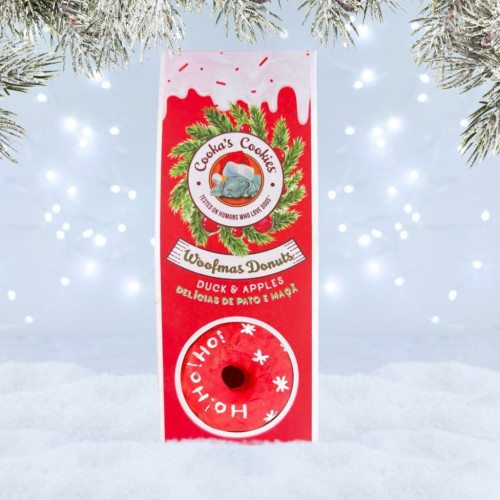 Набор натуральных пончиков для собак Cooka's Cookies к Новому Году 70 г