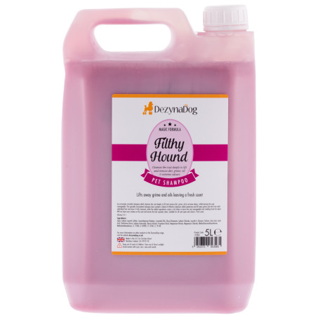 Шампунь Dezynadog Filthy Hound Deep Clean для глибокого очищення з ароматом пармської фіалки 5 л
