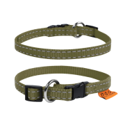 Нашийник для собак Dog Extreme нейлоновий регульований хакі - фото 4