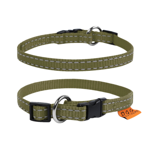 Нашийник для собак Dog Extreme нейлоновий регульований хакі