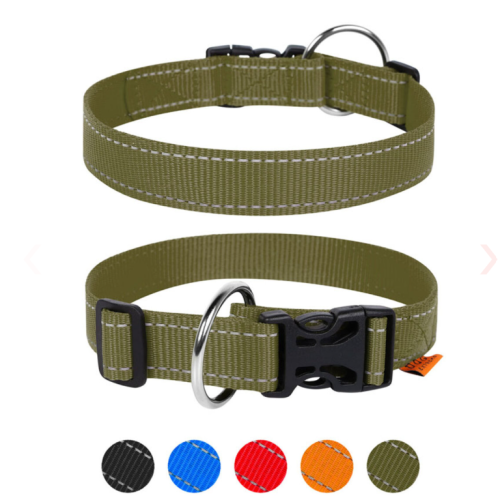 Нашийник для собак Dog Extreme нейлоновий регульований хакі