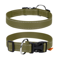Нашийник для собак Dog Extreme нейлоновий регульований хакі