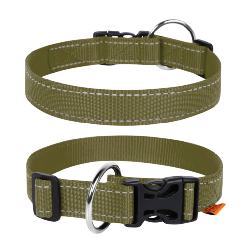 Нашийник для собак Dog Extreme нейлоновий регульований хакі