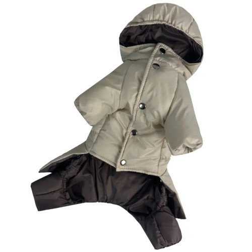 Комбінезон-трансформер для собак дівчат AD-36, бежевий