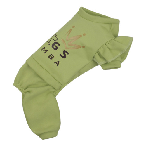 Теплий костюм з тринитки з рюшами для собак Dogs Bomba D-166