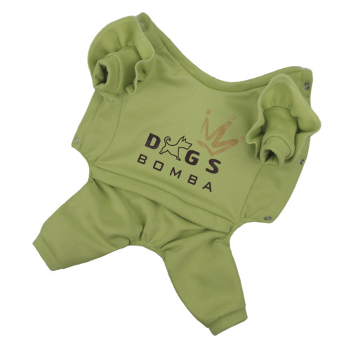 Теплий костюм з тринитки з рюшами для собак Dogs Bomba D-166