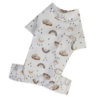 Піжама Хмарки бавовняна блакитна для собак Dogs Bomba D-224