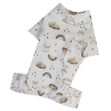 Пижама Хмарки хлопковая голубая для собак Dogs Bomba D-224