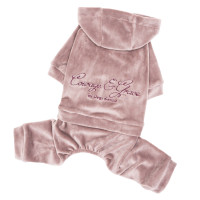 Костюм велюровый Кураж пудра для собак Dogs Bomba D-243