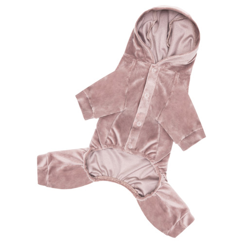 Костюм велюровый Кураж пудра для собак Dogs Bomba D-243